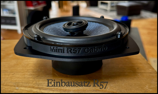 Koaxial System Einbau Kit Gladen RC 165 Mini R57